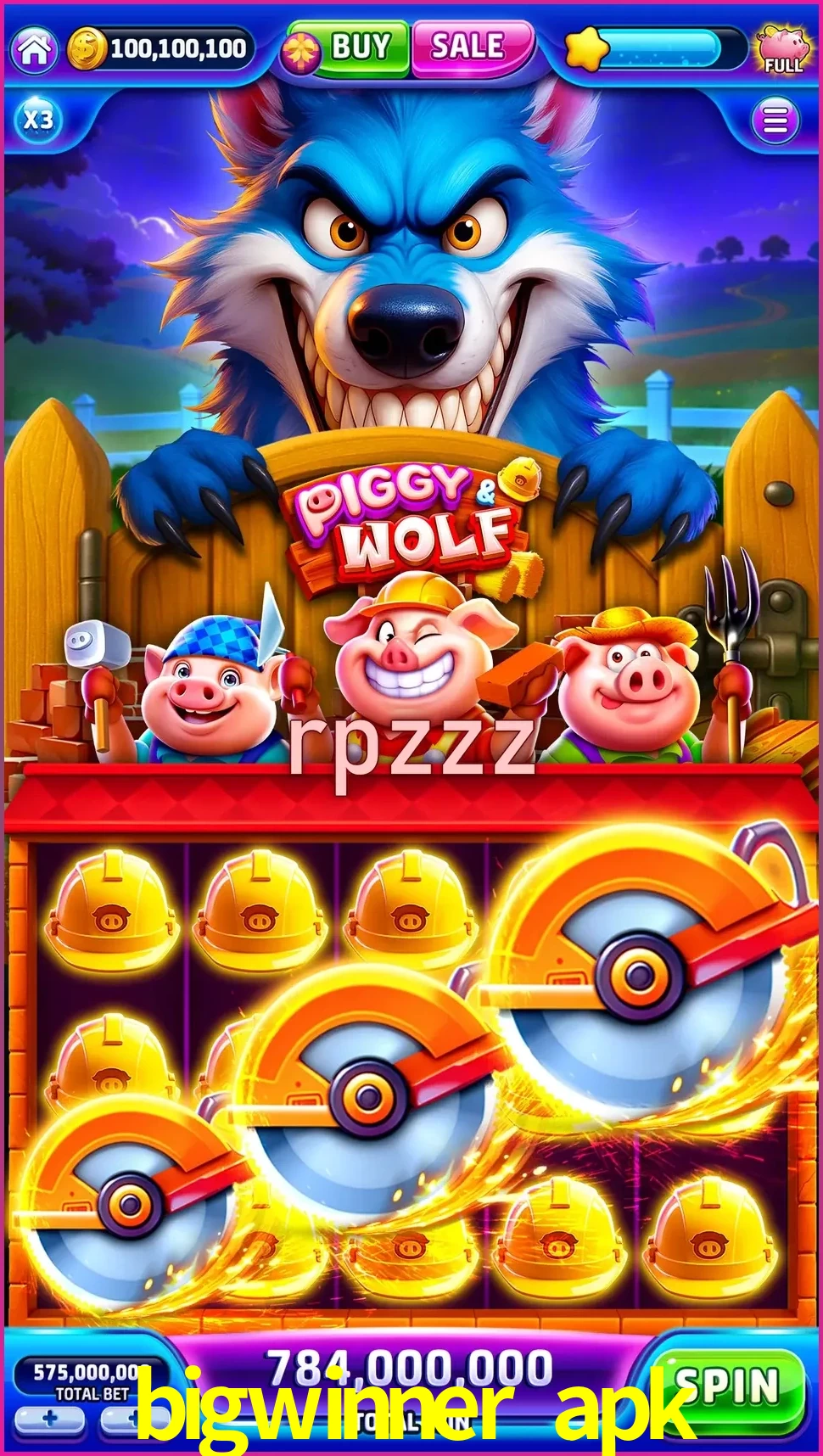 bigwinner apk — cuplikan layar ringkas